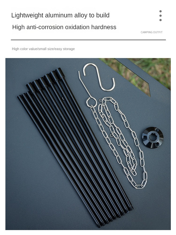 Camping Vreugdevuur Statief Dr - Camping Cooking Pot Tripod recensie en prijs