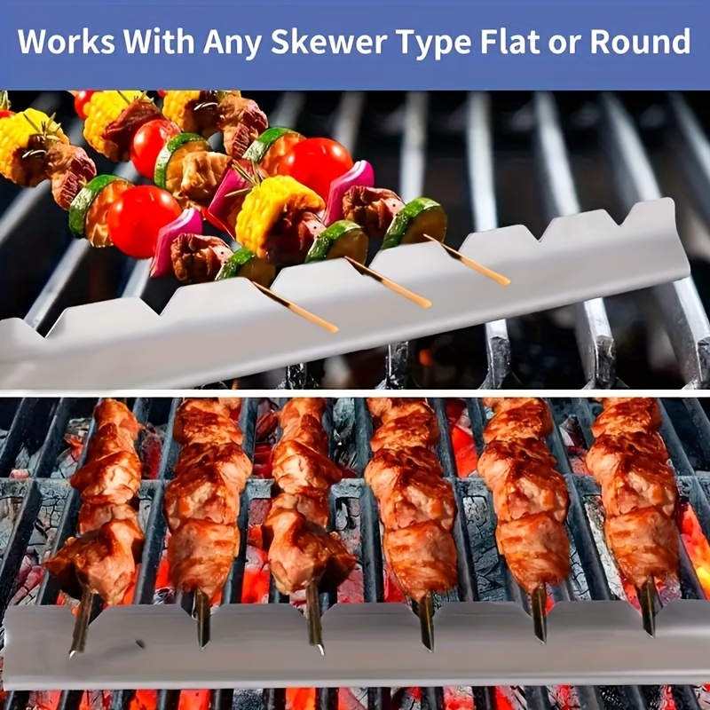 2 Stuks Kebab Rack Kebab Stand - Camping Cooking Utensil Holder recensie en prijs