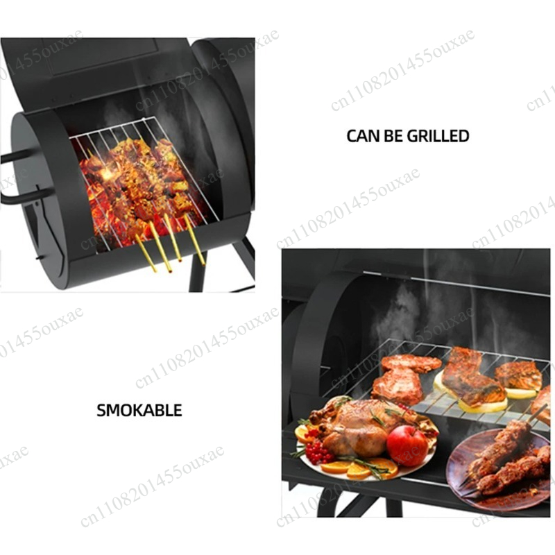 Dubbelzijdige grote houtskool  - Camping Double Cooking Stove recensie en prijs