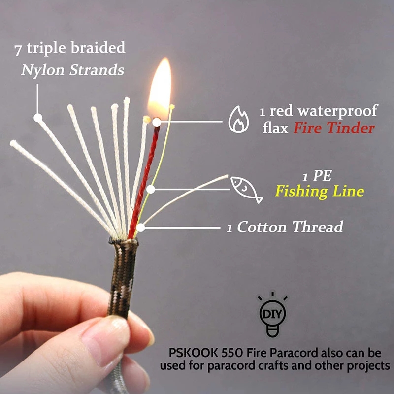 10-Core Paracord 550 4Mm Outdo - Camping Cooking Fire recensie en prijs