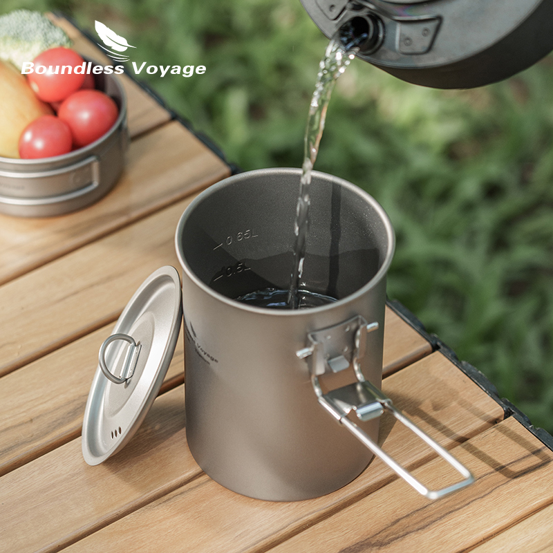 Boundless Voyage 900ml Titaniu - Camping Cooking Handle recensie en prijs
