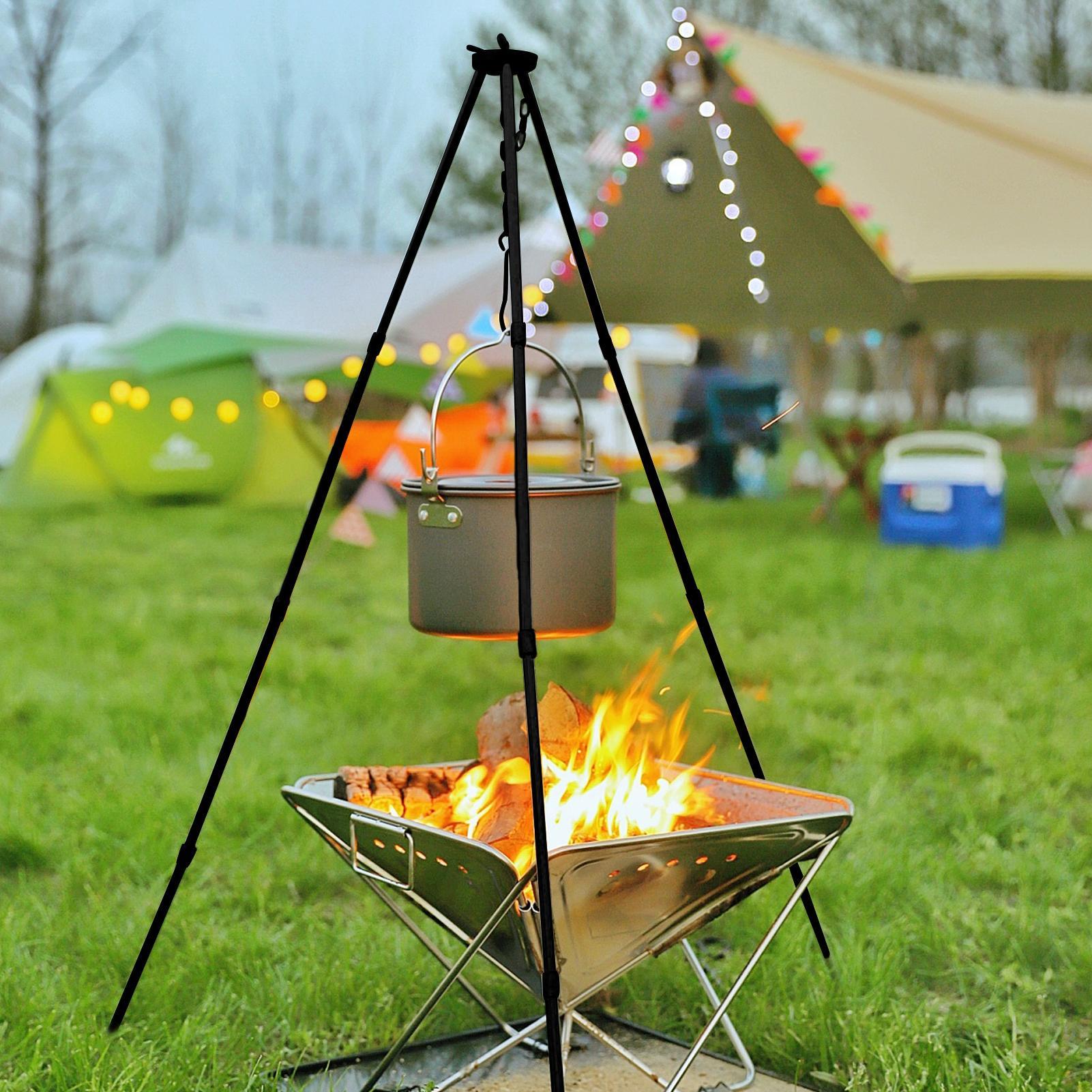 Buiten grote kampvuur-tripod,  - Camping Cooking Pot Tripod recensie en prijs