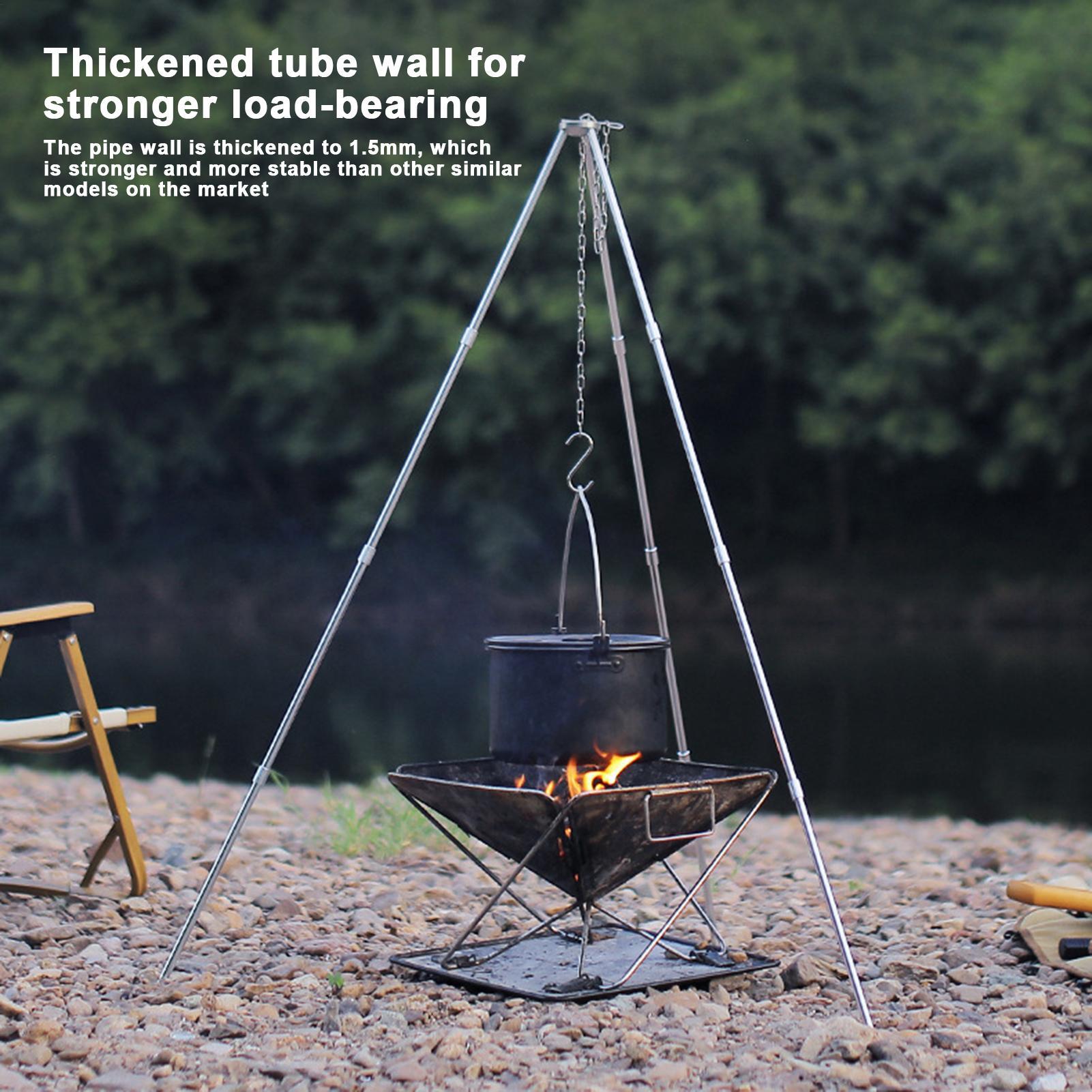 Buiten grote kampvuur-tripod,  - Camping Cooking Pot Tripod recensie en prijs
