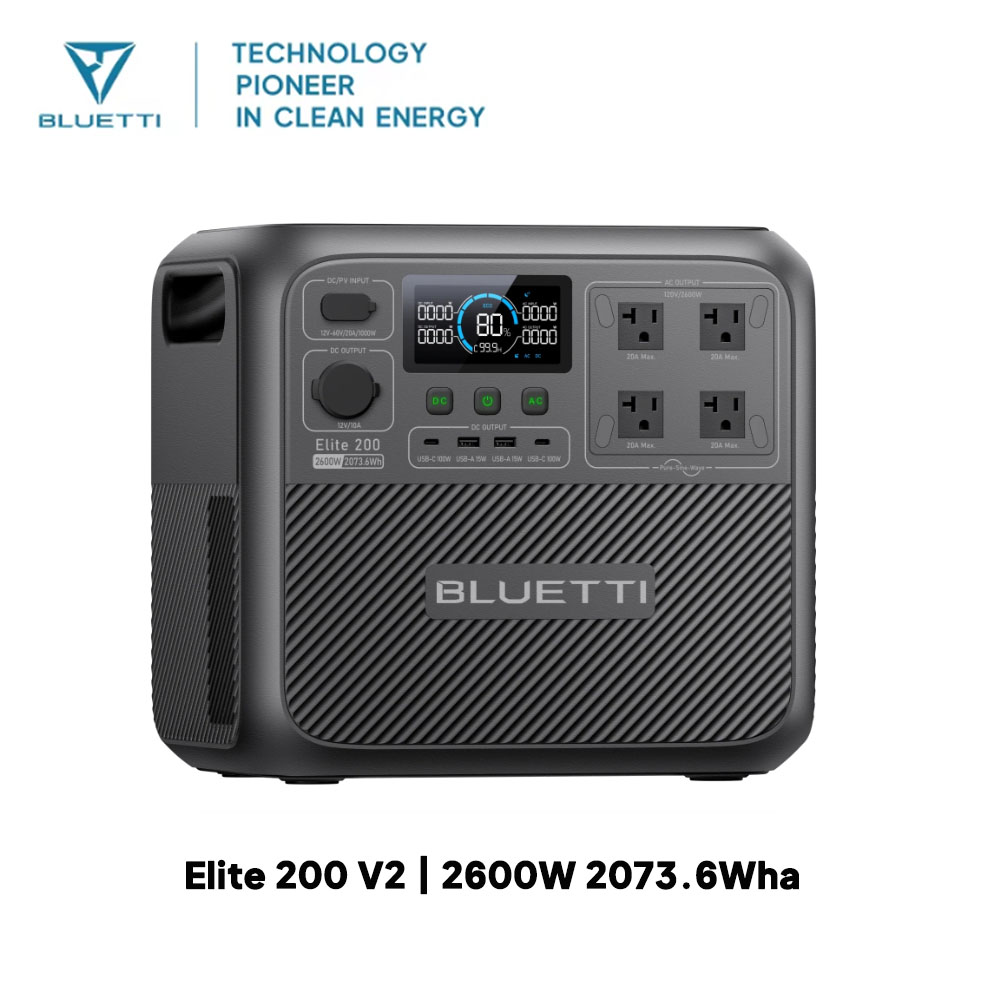 【Renew】BLUETTI Elite 200 V2 dr - Solar Oven Camp recensie en prijs