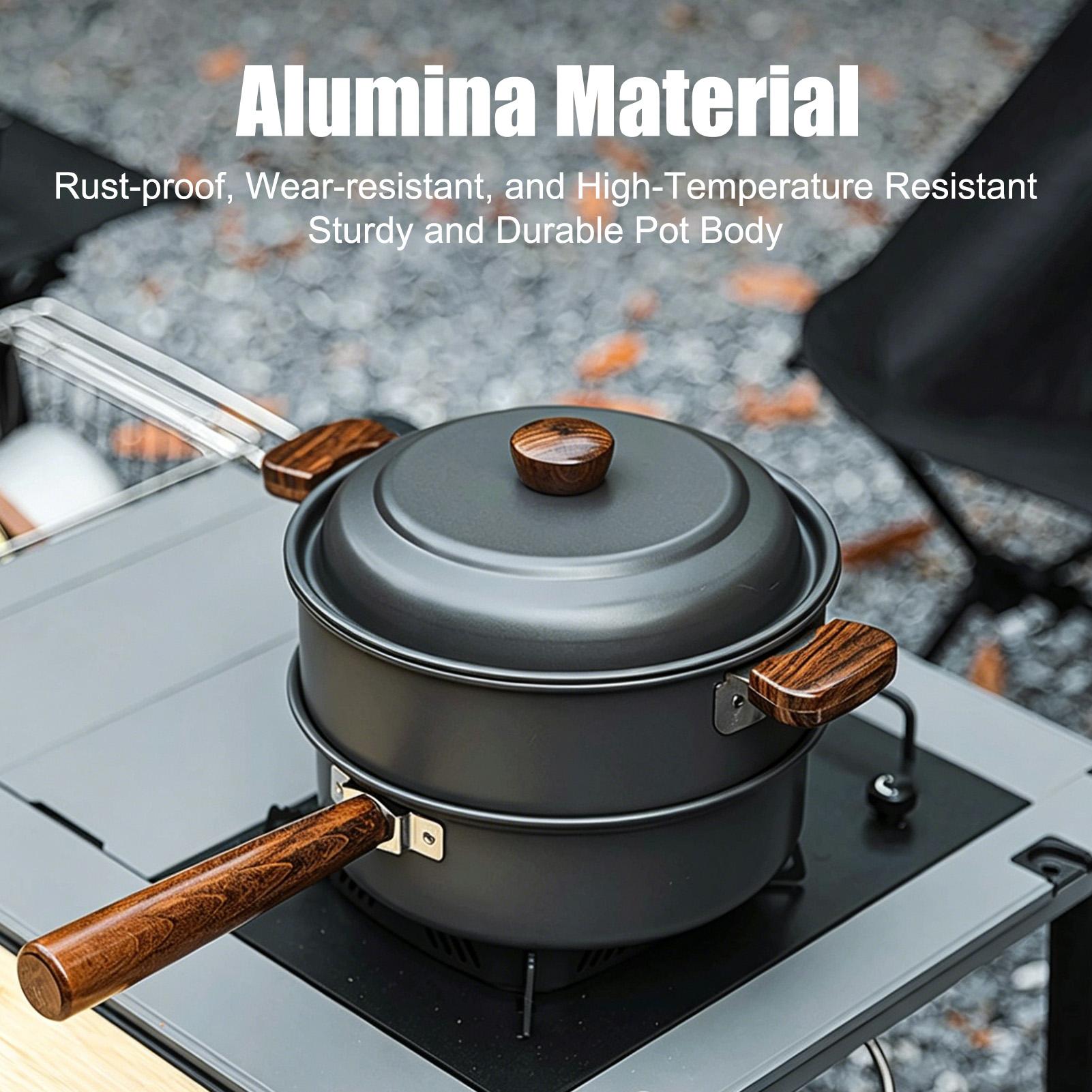 Campingpot Draagbare grote lic - Camping Double Cooking Stove recensie en prijs