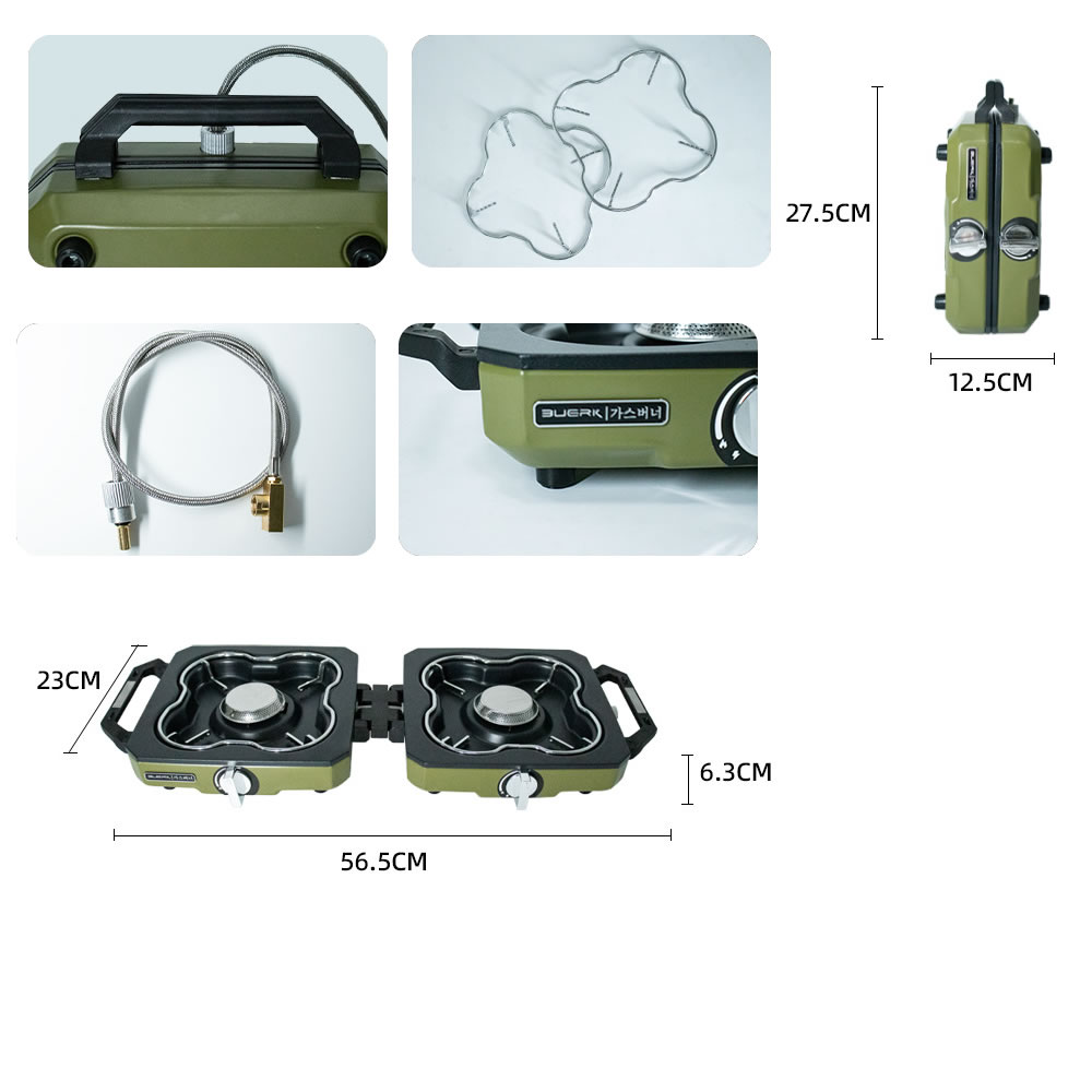 Campingkachel Dubbele brander  - Camping Double Cooking Stove recensie en prijs
