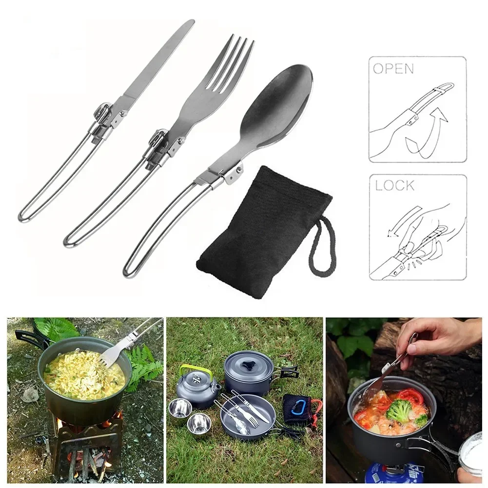 1-set Outdoor Camping Picknick - Camping Cooking Cutlery Set recensie en prijs