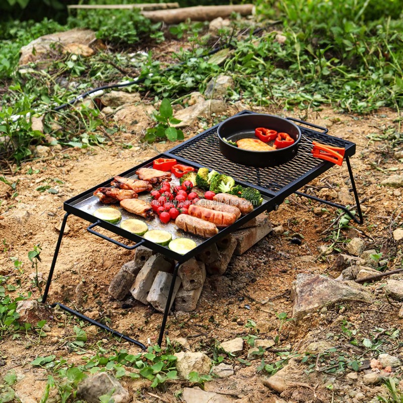 Vouwbare buitenkookrooster voo - Camping Cooking Over Fire recensie en prijs