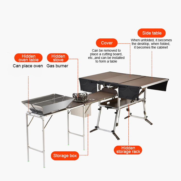 Hoogwaardige opvouwbare outdoo - Quality Camping Cooking Set recensie en prijs
