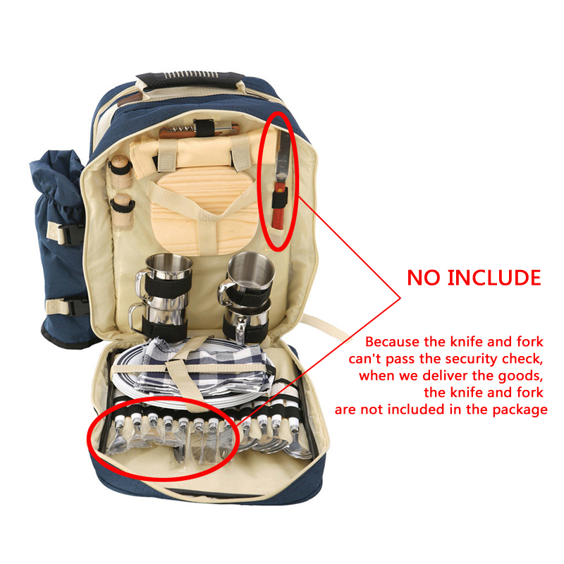 Draagbare 4-persoons picknickr - Camping Cooking Set With Bag recensie en prijs