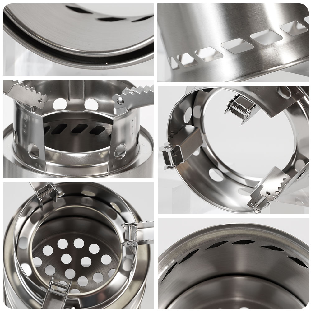 Draagbare houtkachel voor buit - Camping Double Cooking Stove recensie en prijs