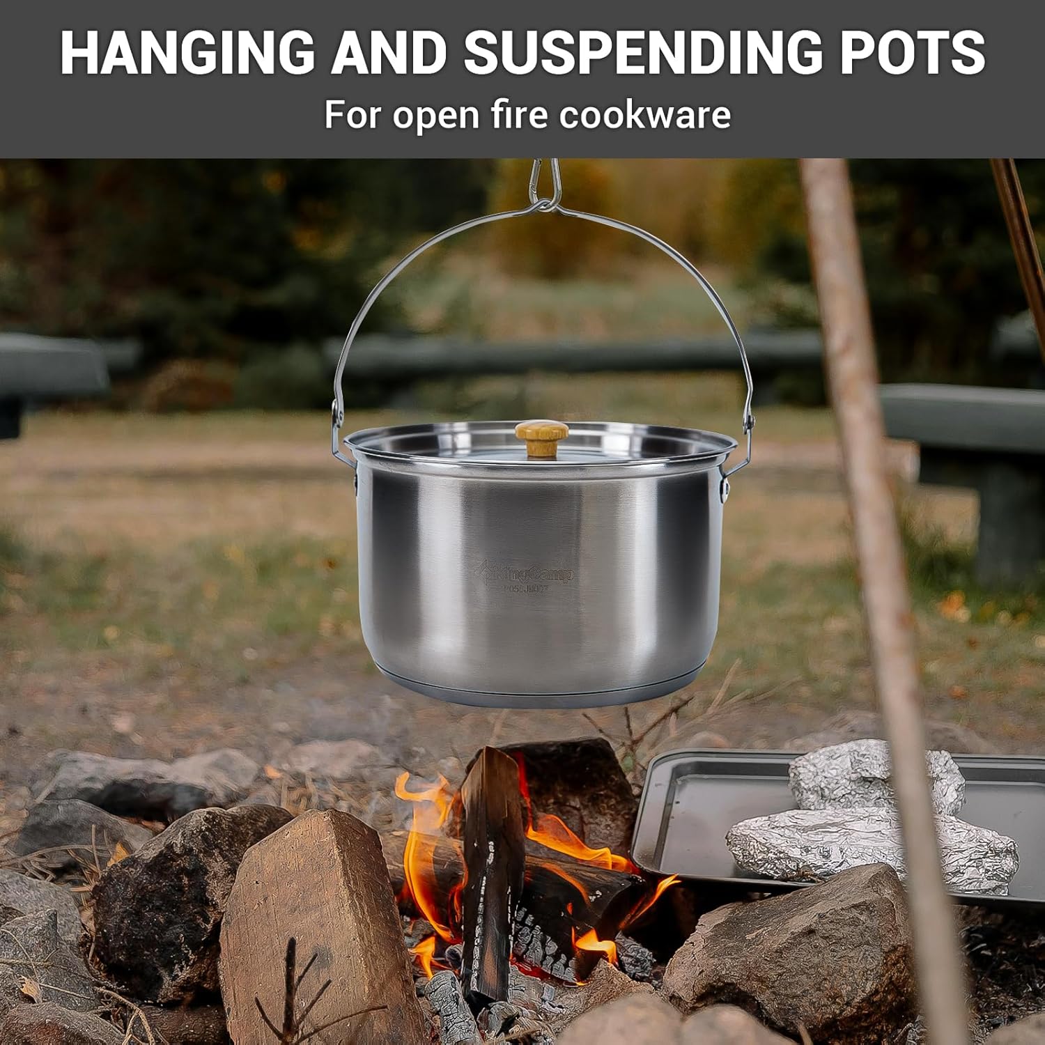 304 RVS Campingkookset - Panne - Camping Cooking Set With Bag recensie en prijs