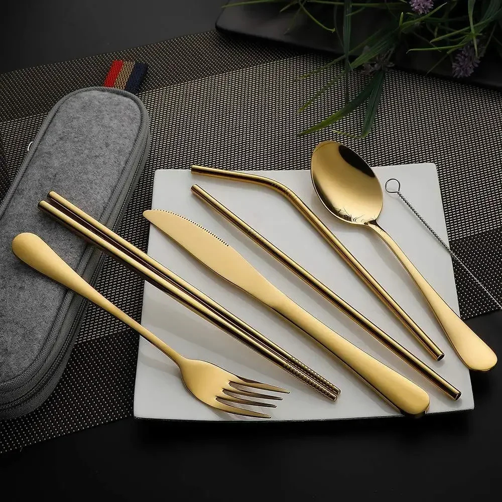 8 Stks/set Servies Herbruikbaa - Camping Cooking Cutlery Set recensie en prijs