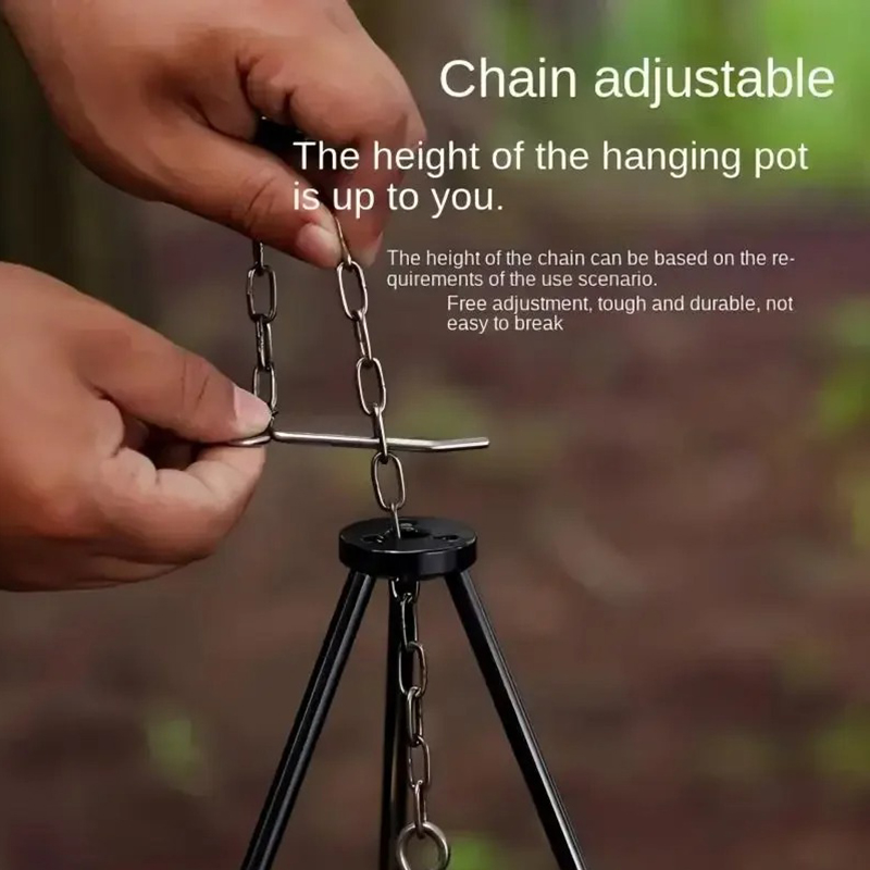 SSUNTAK Draagbare Afneembare C - Camping Cooking Pot Tripod recensie en prijs
