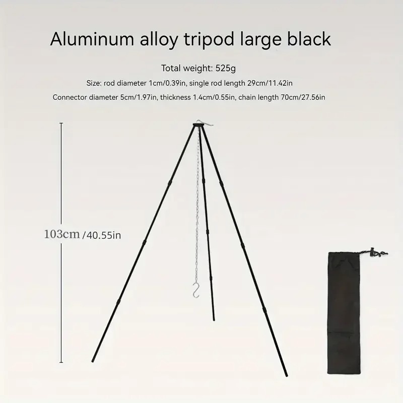 SSUNTAK Draagbare Afneembare C - Camping Cooking Pot Tripod recensie en prijs