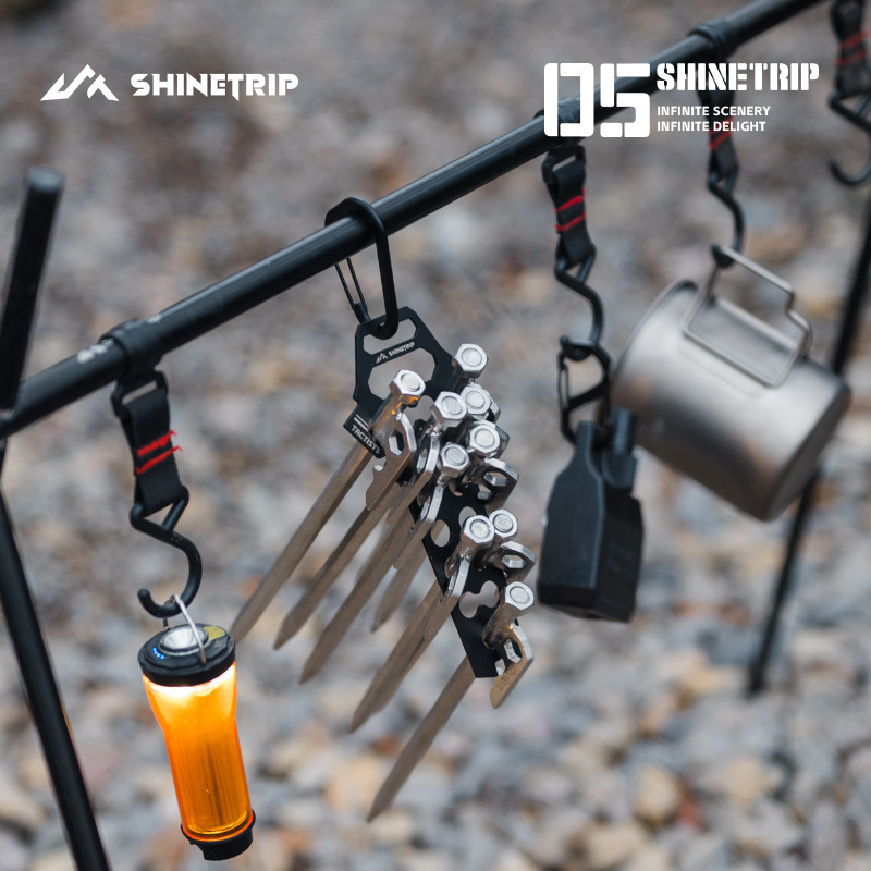 ShineTrip Outdoor Grondspijker - Camping Cooking Utensil Holder recensie en prijs