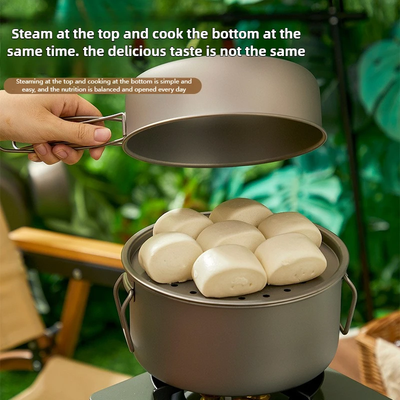 Titanium Outdoor Pot Set Pickn - Camping Cooking Set Lightweight recensie en prijs