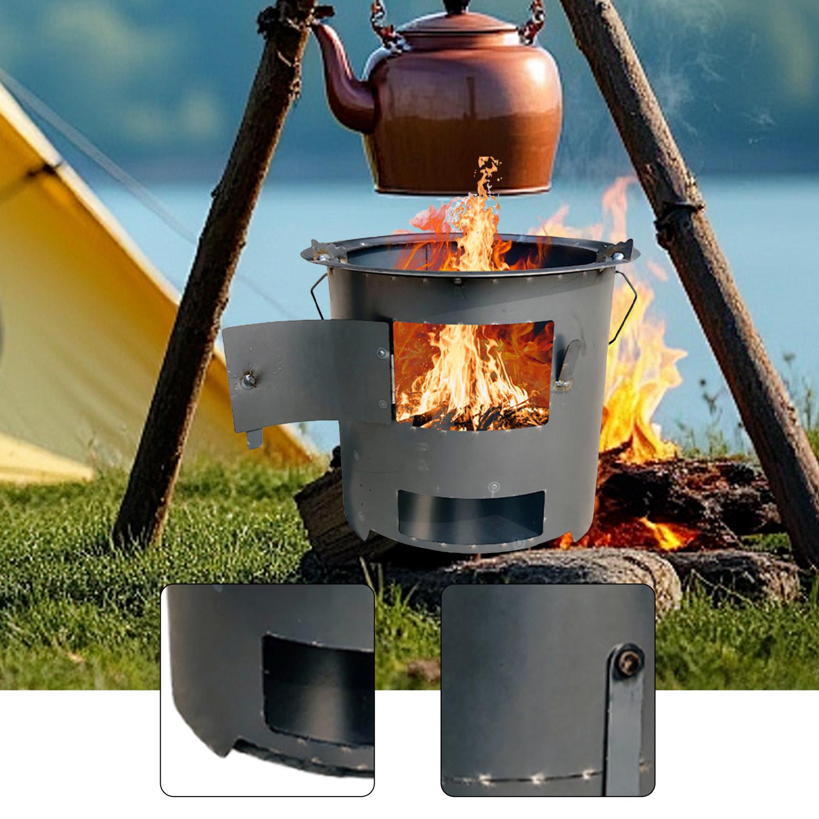 Houtgestookte oven Kook over h - Camping Cooking Over Fire recensie en prijs