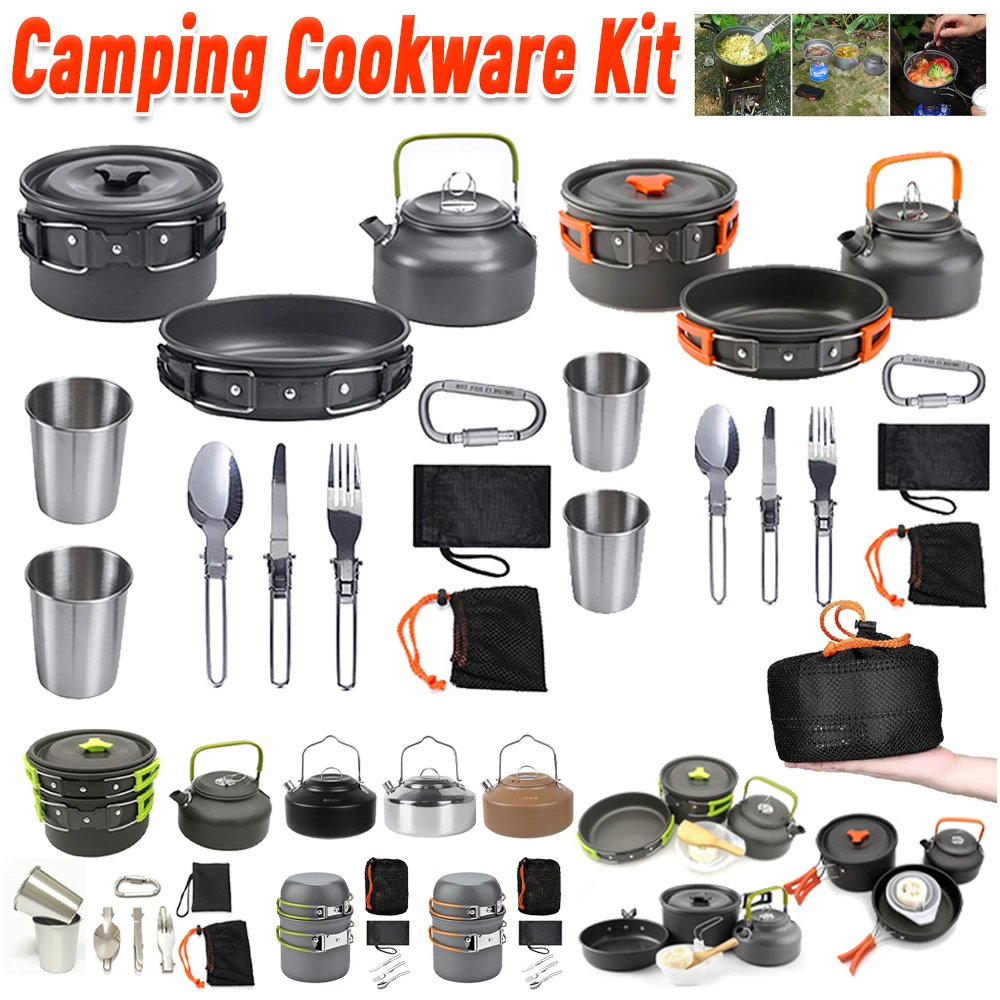 Campingkookgerei Set Ketel Pot - Camping Cooking Set Lightweight recensie en prijs