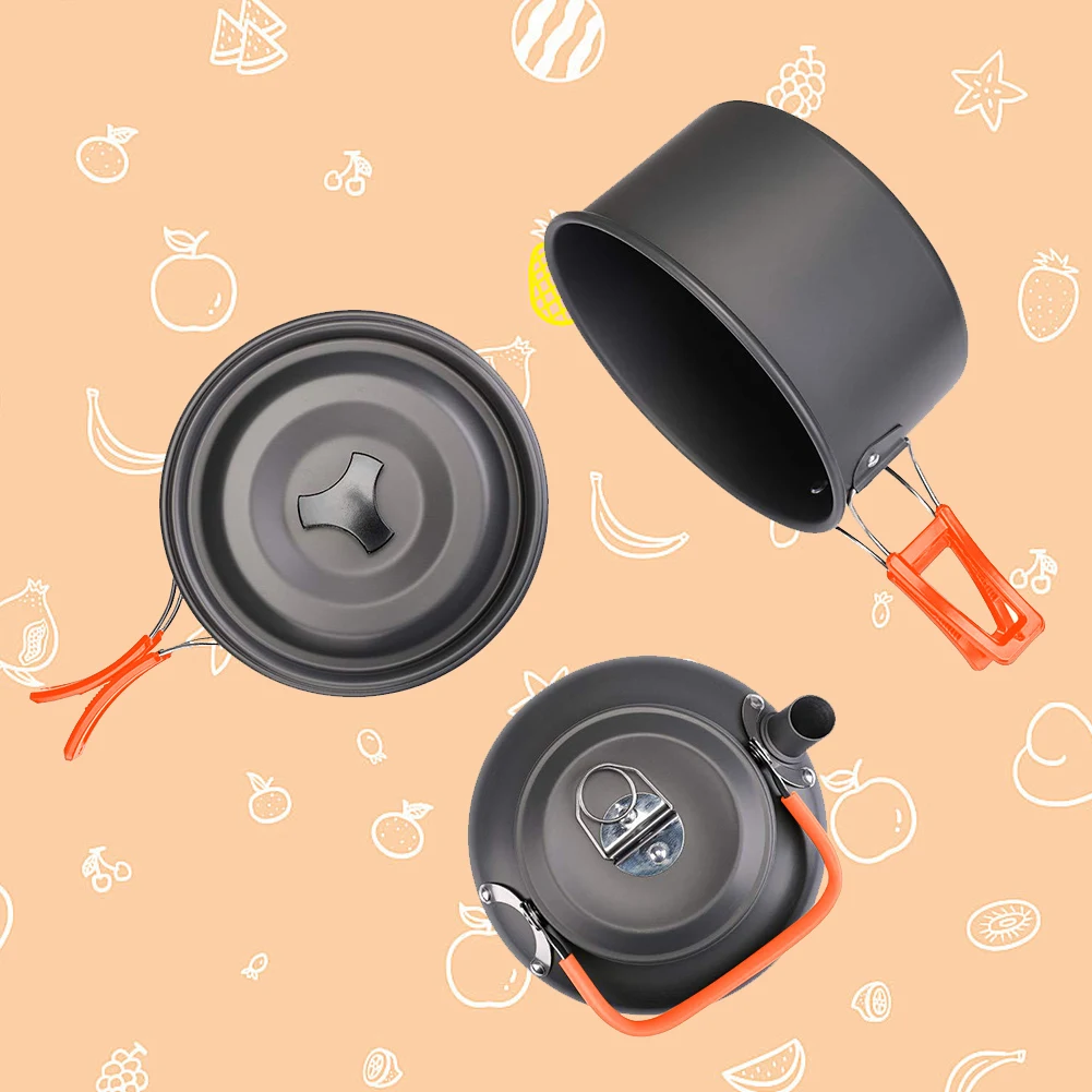 Campingkookgerei Set Ketel Pot - Camping Cooking Set Lightweight recensie en prijs