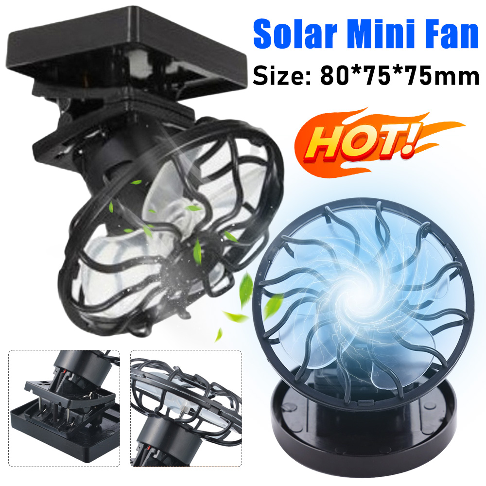 Zonne-energie Mini Clip Fan Cl - Solar Oven Camp recensie en prijs
