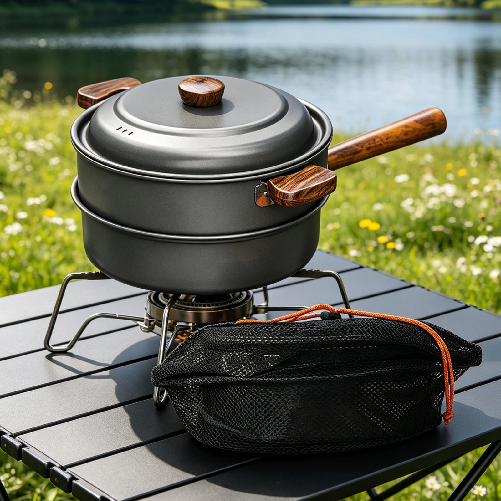 Backpacking Pot Dubbellaags Me - Camping Double Cooking Stove recensie en prijs