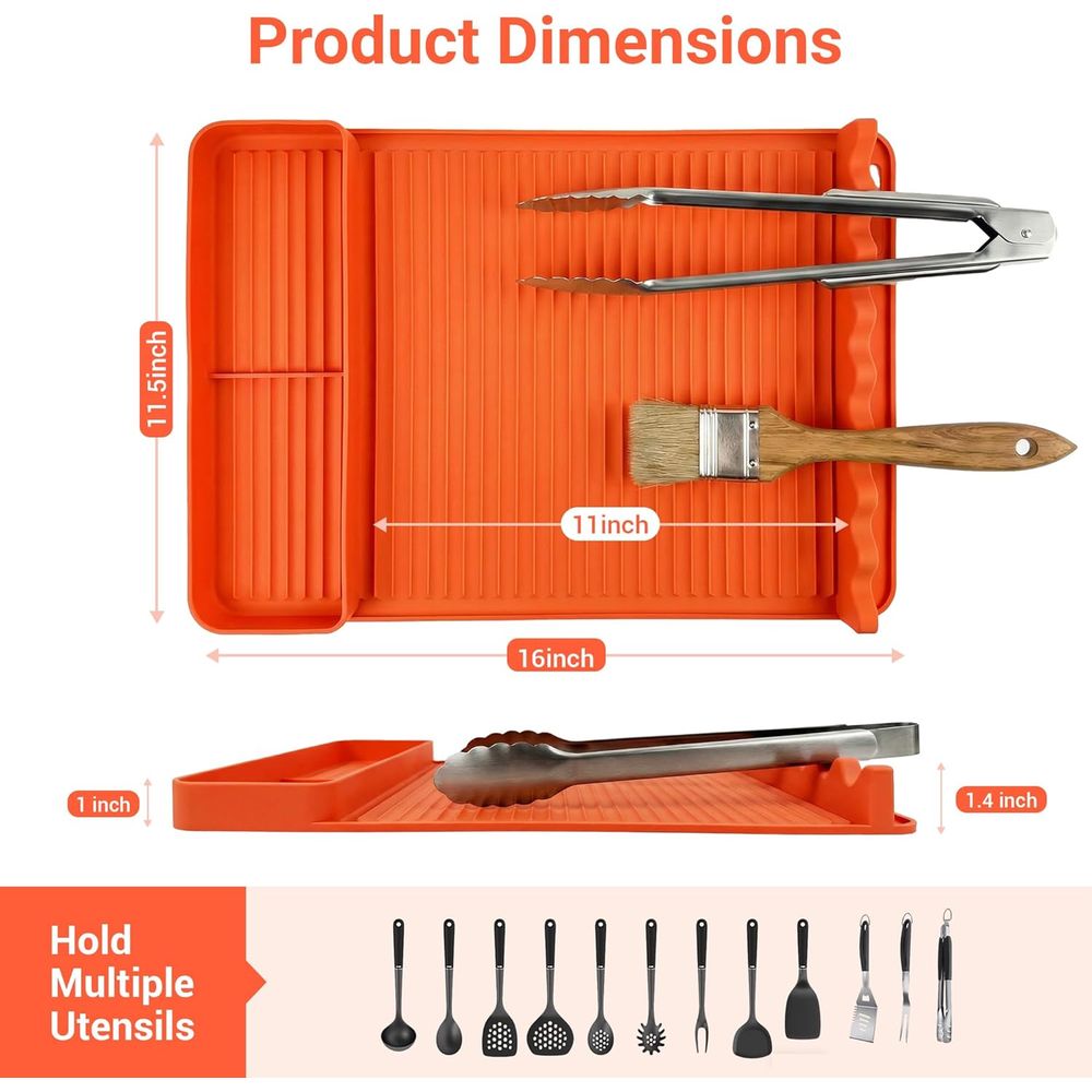 Hittebestendige siliconen gril - Camping Cooking Tools recensie en prijs
