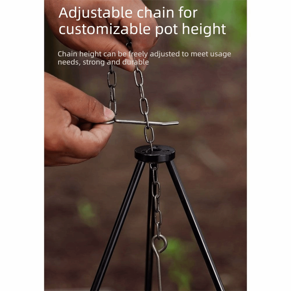 Draagbaar campingstatief, vers - Camping Cooking Pot Tripod recensie en prijs