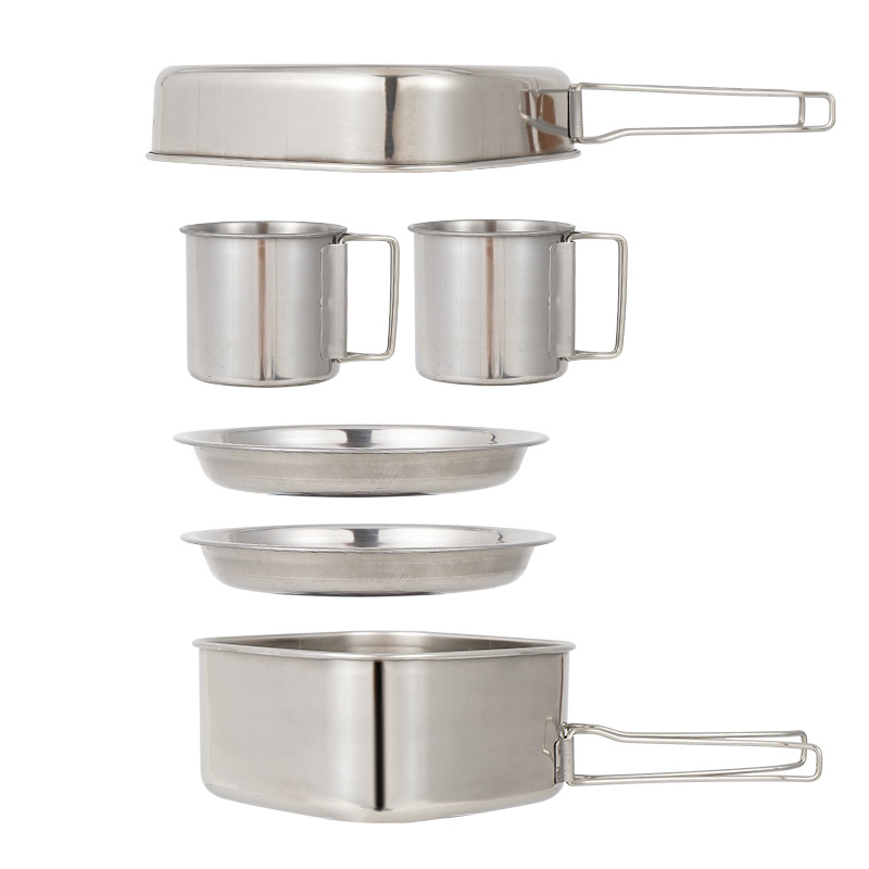 6 STKS Outdoor Pot Camping Roe - Camping Cooking Cup recensie en prijs