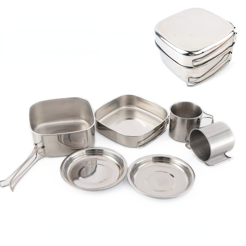 6 STKS Outdoor Pot Camping Roe - Camping Cooking Cup recensie en prijs